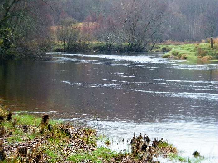 A rare moment when the rain eased...